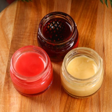Set "Happy New Year": 2 cream-media and jam with cones of 30 g.-2