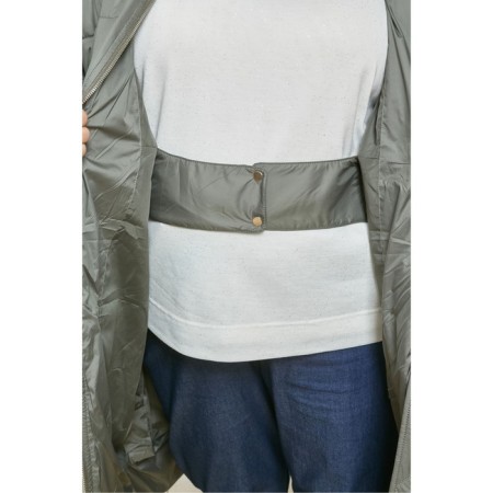 Female coat, size 64, green color-5