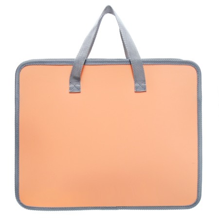 Folder with A4+handles, 332 x 268 x 90 mm, Erichkrause "Matt Pastel Bloom", 600 μm, lightning from above, peach-3