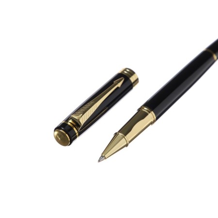Handle Gift Roller, in the leatherette case, the case is black, gold-4