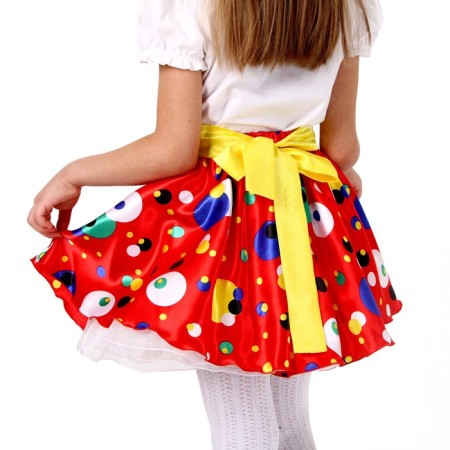 Carnival skirt for the Party red peas, bandage, height 122-128 cm-2