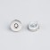 Magnetic button, d = 14 mm, silver color
