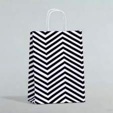Crafts, white, “zig-zag”, 24 x 10.5 x 32 cm, 1 pcs