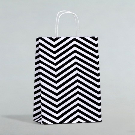 Crafts, white, “zig-zag”, 24 x 10.5 x 32 cm, 1 pcs