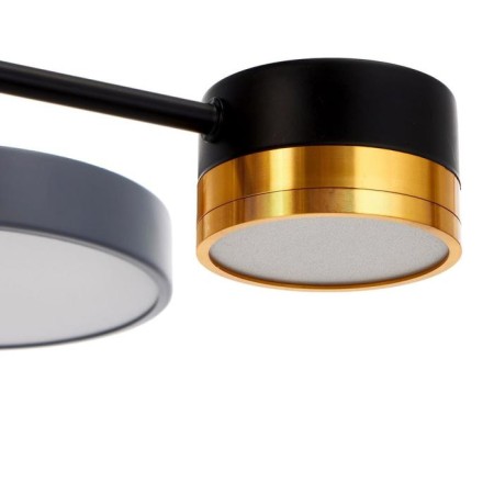 Chandelier 86507/6 LED 63W 3000-6000K Black-gold 72x72x23 cm Bayerlux-8
