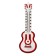 Luazon thermometer "guitar", street, alcohol