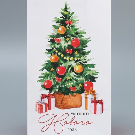 Package gift craft "Cosiness in the house", 12 x 21 x 9 cm, New Year-4