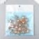 Decor for creativity plastic "Pearls with tubes" set of 20 pcs 2.3x2.3 cm