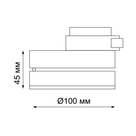 TRUKOL LOW PORT 1-F, 12W LED, 3000K, 960LM, white color-1