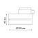 TRUKOL LOW PORT 1-F, 12W LED, 3000K, 960LM, white color