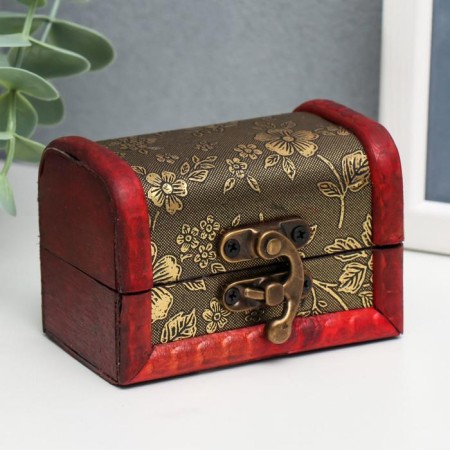 Casket chest "forget -me -nots" 6x5.8x8.4 cm