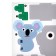 Set for creativity Sector 3d figures "Koala"