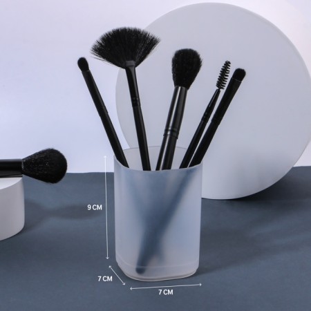 Storage for storage of manicure/cosmetic supplies "Standart", 7 × 7 × 9 cm, white matte color-1