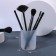 Storage for storage of manicure/cosmetic supplies "Standart", 7 × 7 × 9 cm, white matte color