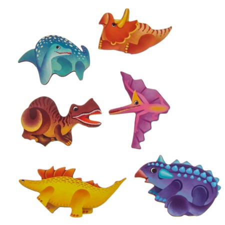 Puzzle "World of Dinosaurs"-5