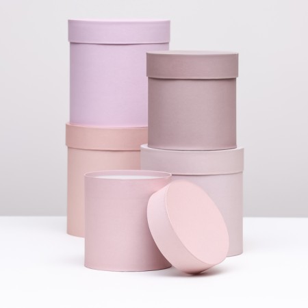 A set of hats 5 in 1 "powder", 20 × 20 × 20–13.5 × 13.5 × 13.5 cm-1