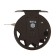 Inertial coil, metal, diameter 6.5 cm, dark brown color, TL65