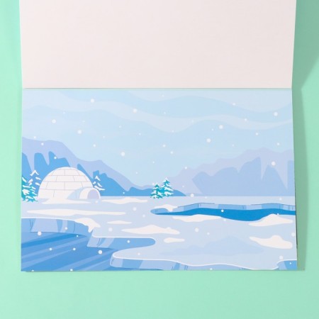 Stickers in the book "Animals" + 5 backgrounds 20.7x14.2 cm-17