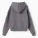 Women's sweatshirt was laid down, dark gray color, size 42-46 (One size)