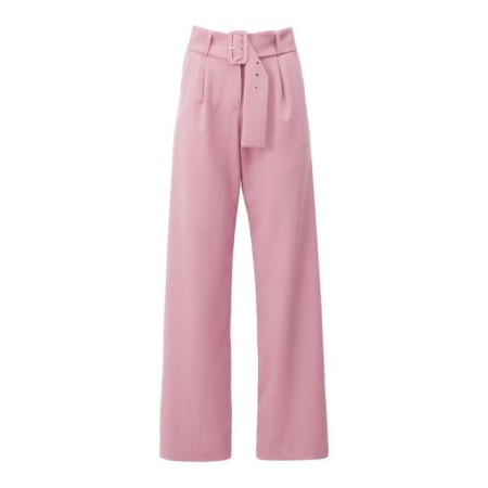 Women's straight pants MIST, size 50, pink color-8