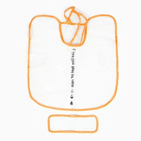 Dog raincoat, size S (DS 22, OG 35-38, Osh 36 cm), orange-8