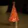Nightlight "Christmas tree" LED 1W RGB 3xlr44 chrome 4x4x11cm