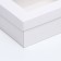 Folding box "white", with a window 21 x 15 x 7 cm
