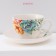 Service Porcelain Tea Daulay "Ptashka", 12 items: 6 cups 250 ml, 6 saucer d = 15 cm