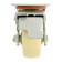 Wheel for transport trolleys rotary, d = 100, on the site, with a stop, covering pp