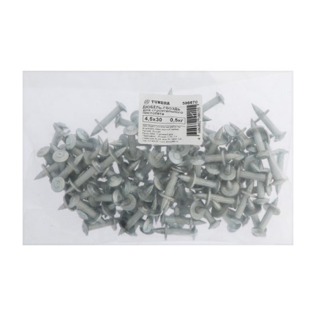 Tundra dowel-gvo, Gvozdeva, for a mounting gun, galvanized, 4.5x30 mm, 0.5 kg-3