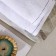 Tmachry Lovelife "Plain" 50*90 cm, col. White, 100% cotton, 450 g/m2