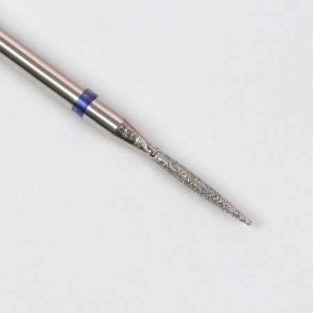 Diamond milling cutter for the Igla manicure, medium grain, 1.2 × 10 mm, in a plastic case-3
