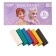Plasticine 6 colors 90 g, cold heart