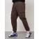Cargo jeans men, size 52, brown color