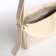 Bag Women's Cross-Bodi, on a zipper, beige color