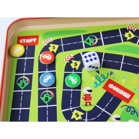 Highway magnetic game "Big races. Croups "-2