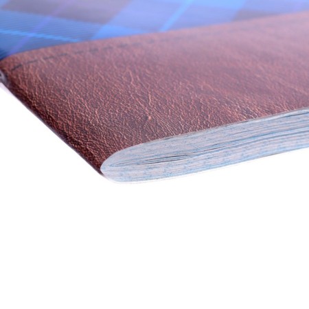 A4 notebook, 96 sheets in the Calligrata Call "Blue Scottish", covered Cardboard, Block No. 2, whiteness 75% (gray sheets)-3