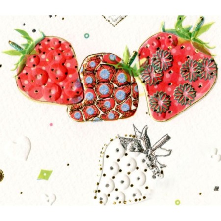 Turnowsky postcard "Strawberries", 16.7x11.8 cm-1