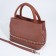 Olivi-tout bag on lightning, brown color