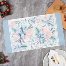 Ethel towel Christmas Flowers 40x73 cm, variety 2, 100% HL, sarzha 190 g/m2