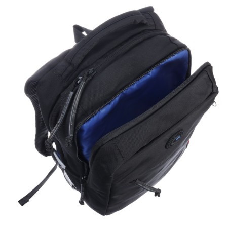Youth backpack 39 x 26 x 19 cm, Grizzly, ergonomic back, laptop department, black/blue-8
