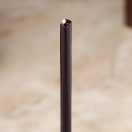 Candle wax "rebirth and new beginning", 16x0.6 cm, 45 minutes, black-2