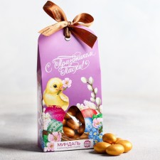 Almonds in chocolate glaze 