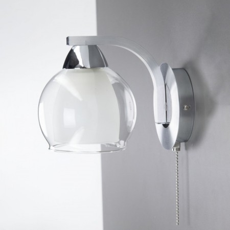 Sconces Citilux "Christie" CL152317, 12x20 cm, 1x75W, e27, gray color gray-6