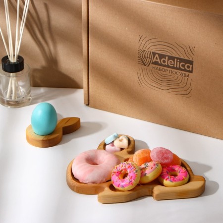 Easter set ADELICA, Menzhitsa, Egg stand, thermal monklakes for 7 eggs, 22 × 18 cm-4