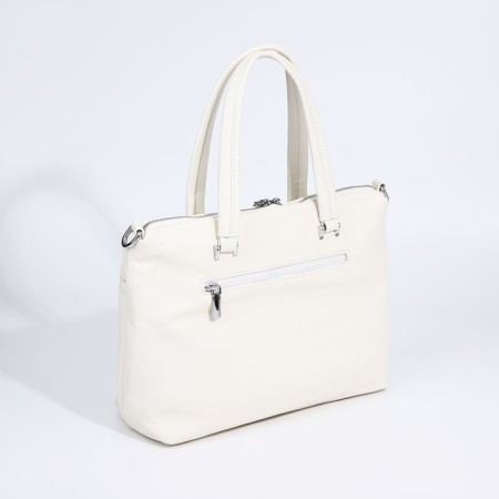 Lugus bag, 2 external pockets, white color-2