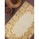 Openwork napkin for the PVC Sunflower PVC table, 45 × 30 cm, gold color