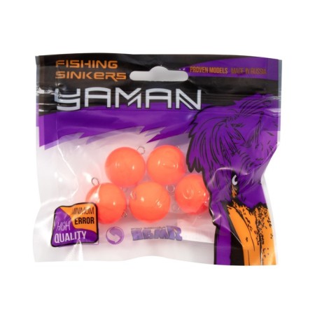 Cargo Cheburashka painted collapsible Yaman 5 pcs., 60 g, orange-4