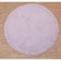 Plush mat Sofi de Marko, size 100x100 cm, lilac color