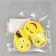 A set of figures from EVA on an adhesive basis "Smiles", 8 pcs mix